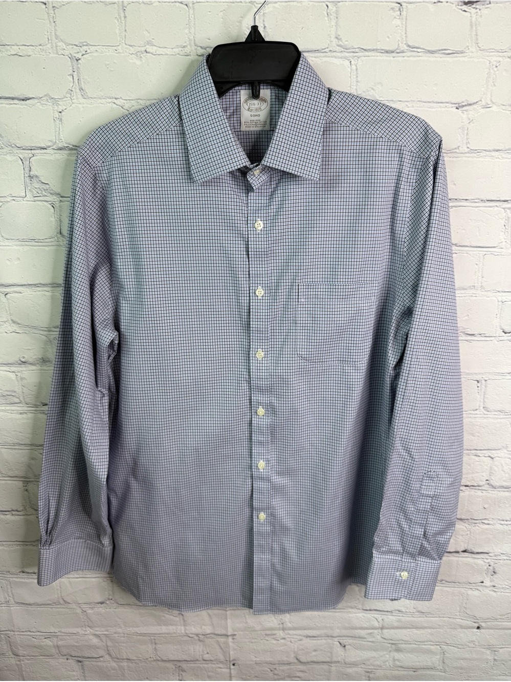 Brooks Brothers SOHO Button Down Shirt 15 1/2